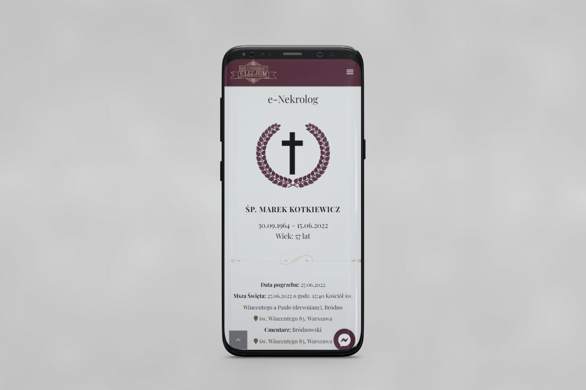 e-nekrologi Warszawa